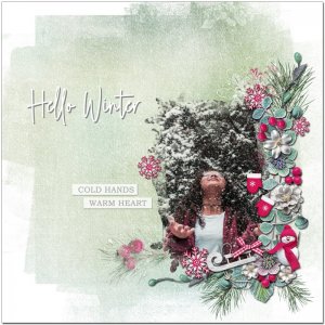 Day 9 - Joyful Snowfall Woman