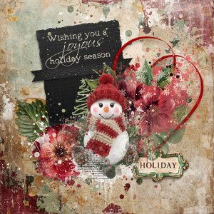 12 Days of December j- Day 4 - One Word Challenge - Holiday- Kay