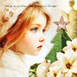 La magie dans les yeux d'un enfants