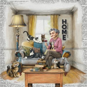 HOME IS WHERE THE CATS ARE