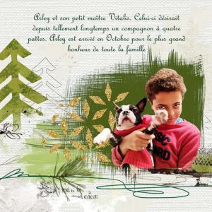 un petit garçon: le plus heureux avec son petit chien