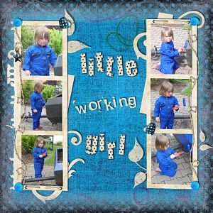 Little working girl