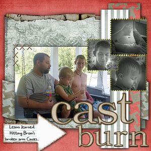 cast burn