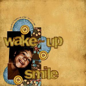 wake-up smile