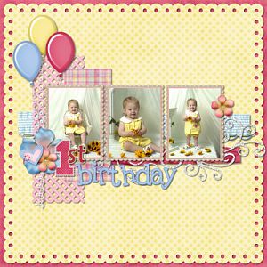 Kristen's 1st birthday