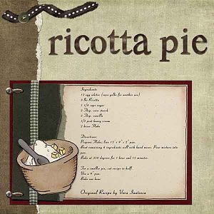 ricotta pie