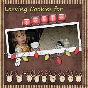 Leaving Cookies for Santa