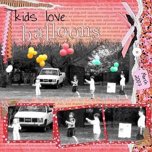 kids love balloons