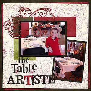 Table Artiste