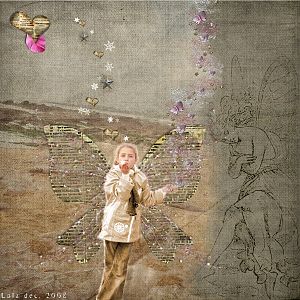 Fairy's whisper by joyce paul~zigzag scrap