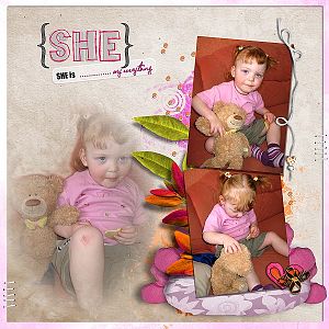 she is..