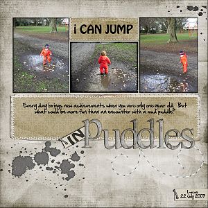 I can jump puddles