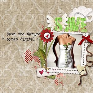 Save the Nature - Scrap digital !  ;-)