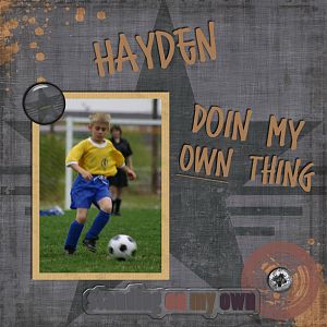 Hayden's Own Thing