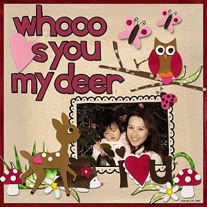 Whooo Loves You My Deer