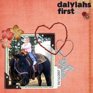 Dalylah's First Horseback Ride