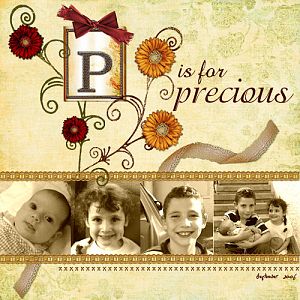 WEDNESDAY CHAT CHALLENGE -  P is for Precious