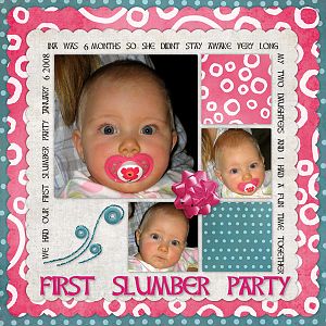 Monday challenge - First Slumber Party