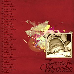 Kim de Smet challenge ~ There can be miracles