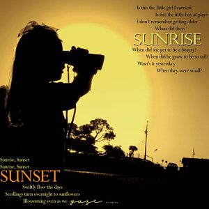 Kim DeSmet challenge - sunrise sunset