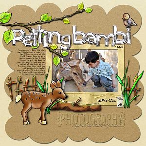 Petting Bambi