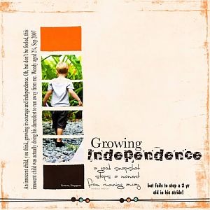 Growing Independence