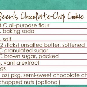 Chocolate Chip Bars Recipe - Page 1