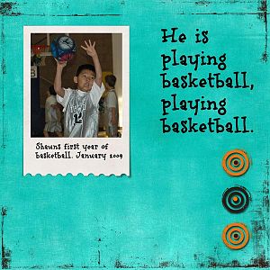 Basketball Right Page