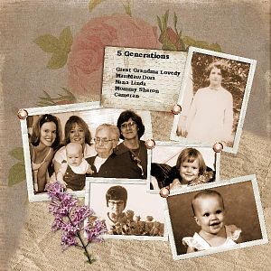 JoanneBrisebois Designer Spotlight Challenge - 5 Generations