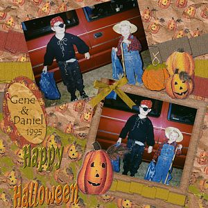 Gene & Daniel Halloween 1995