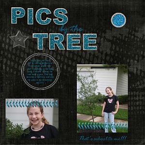 Pics by the Tree ~ Kid `O Challenge