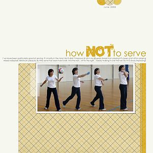 How NOT to serve