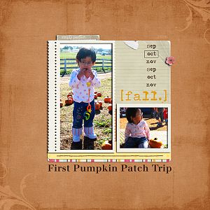 First Visit to a Pumpkin Patch