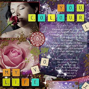 You Colour my life