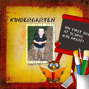 FIRST DAY - Kindergarten