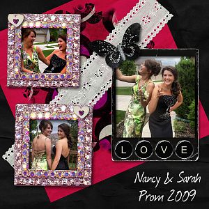 Nancy & Sarah Prom 2009