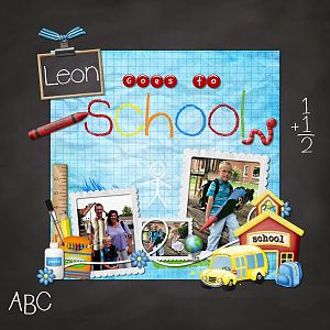 Leon goes to school