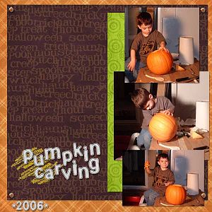 Pumpkin Carving 2006