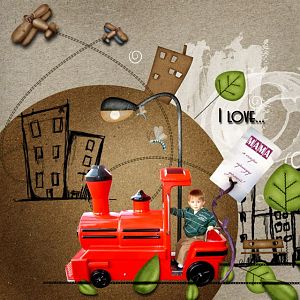 Mini Kit "I love my city" by OlgaUnger Designs