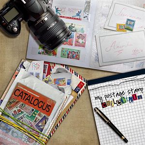 DigiDare #150: My Postage Stamp Collection