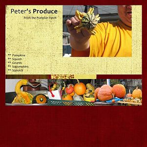 Peter's Pumpking Patch Produce