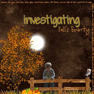 Investigating Fall's Bounty