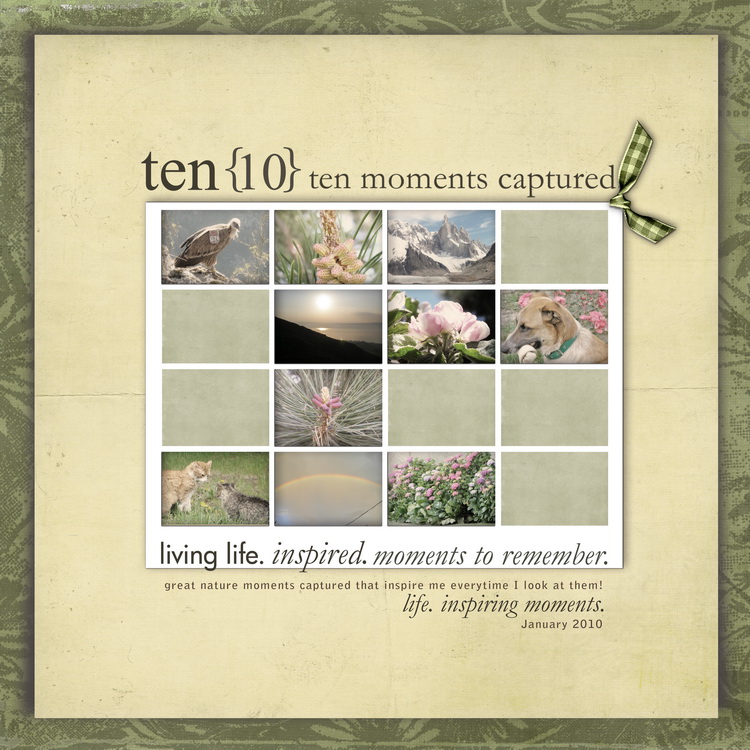 10 moments captured