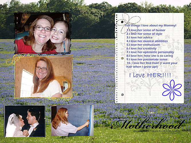 10 things I LOVE about my mommy