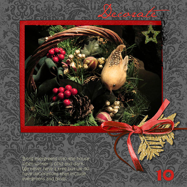 10th of December - Decorate