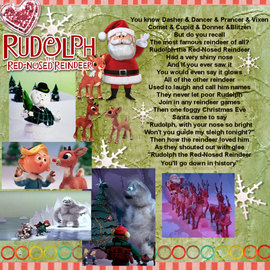 12/01 Scrap Lyrics of Christmas Song