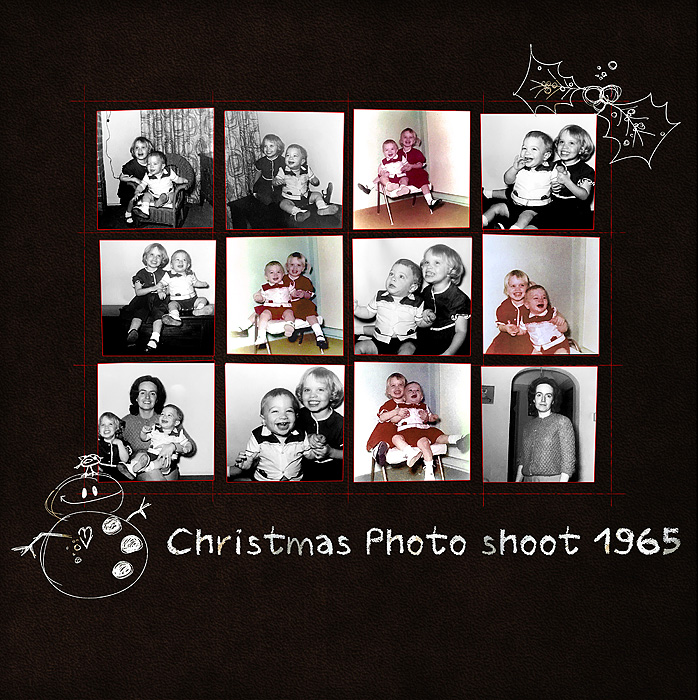 1965 Christmas Photot Shoot