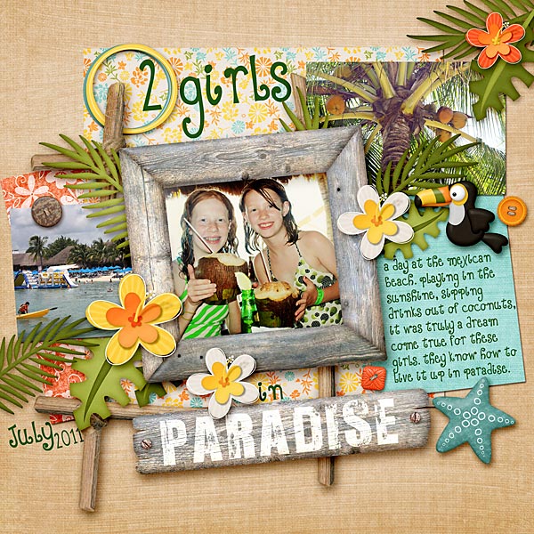 2 girls in paradise