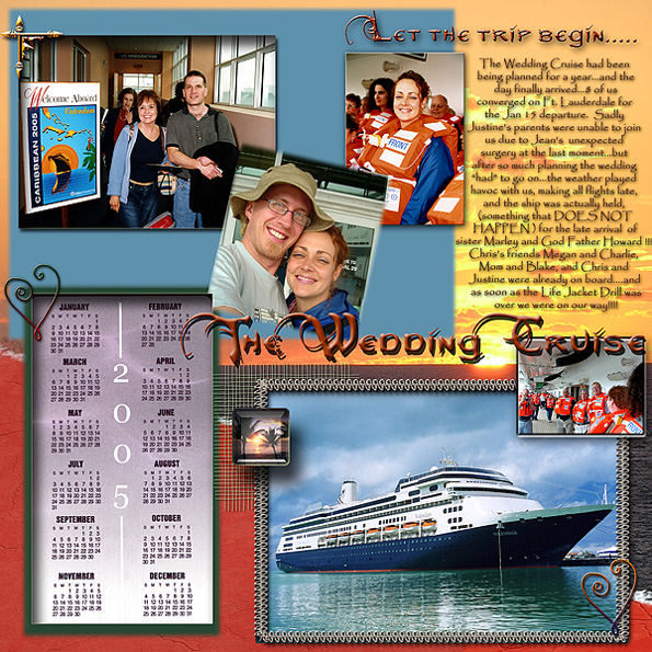 2005 Wedding Cruise Departure favorite vacation challenge