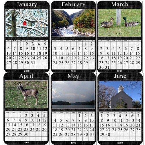 2008 Wallet Calendars pg 1